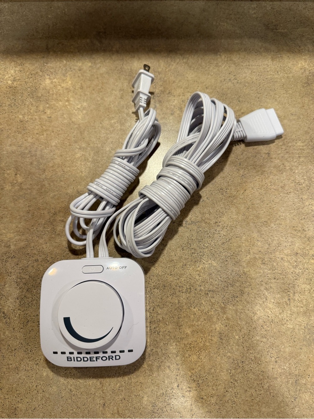 Biddeford TC11W1 Electric Heated Blanket 4-Prong Controller Remote Control White